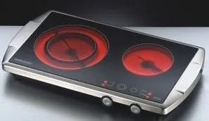 Rommelsbacher double hotplate CT 3400 / E (stainless steel / black)
