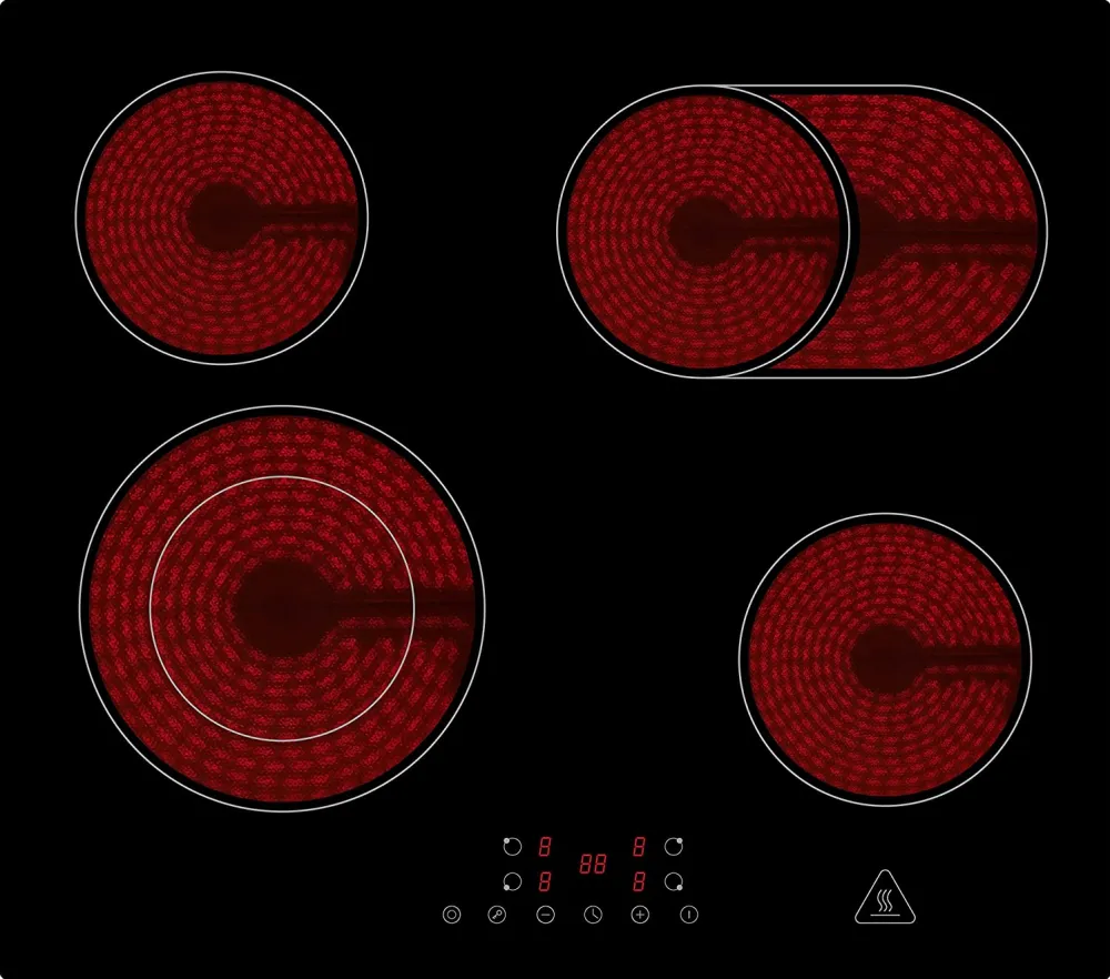 Respecta KM5500-28, self-sufficient hob (black, 59 cm)