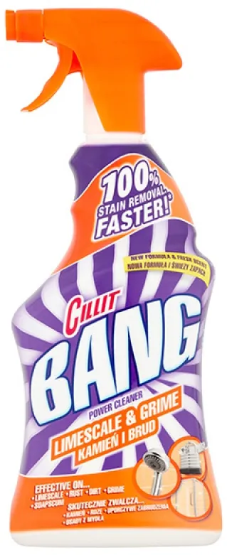 Cillit Bang, cu pulverizator, indeparteaza piatra si rugina, 750ml