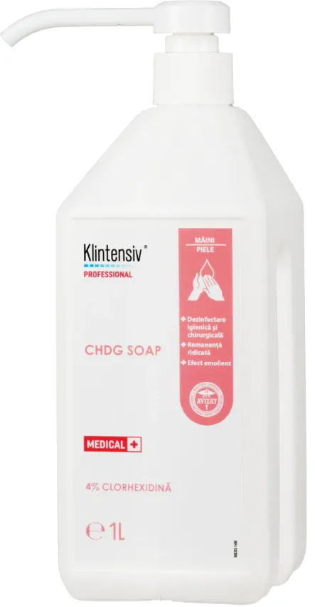 Klintensiv CHDG Soap 4% - Sapun dezinfectant pentru spalare igienica si chirurgicala 1L