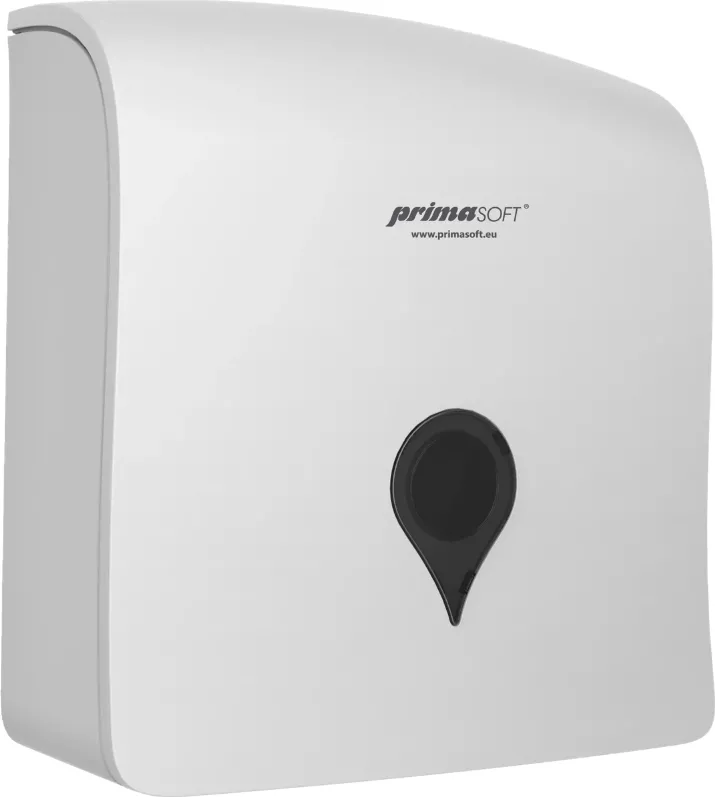 Dispenser pentru role hartie V, alb, Prima Soft