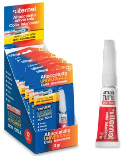Lipici lichid instant, universal, uscare rapida, 3gr., (similar super glue), ITERNET