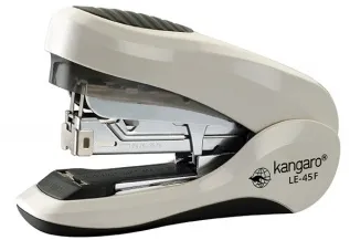 Capsator less effort, 40 coli, capse 24/6, 24/8, 26/6, 26/8, half strip, KANGARO LE-45F - alb