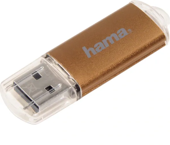 Memorie USB HAMA Laeta 124005, 128GB, USB 3.0, maro