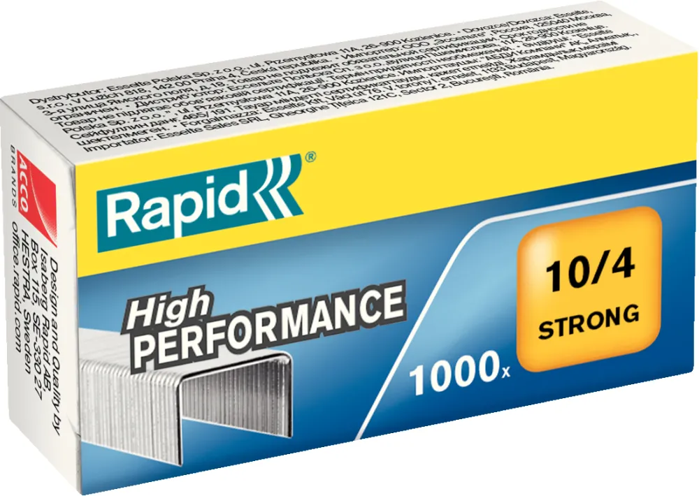 Capse Rapid Strong, 10/4, 2-10 coli, 1000 buc/cutie