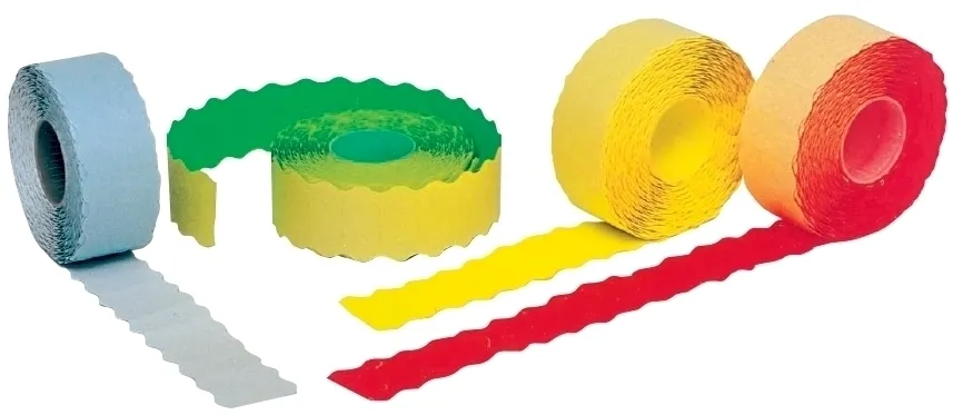 Etichete autoadezive pentru marcatoare, galbene, 26 x 16 mm, 1.000 etichete/rola