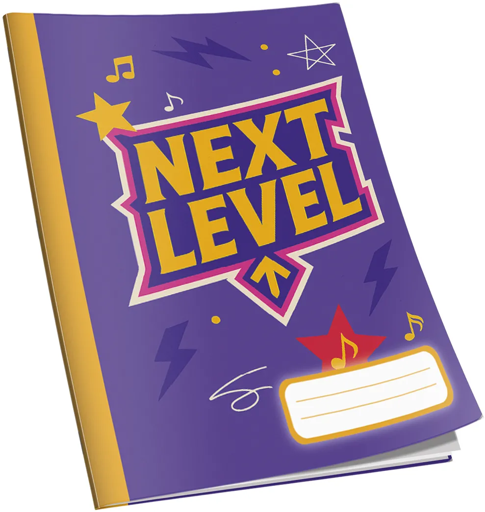 Caiet Next Level capsat A5, 48 file, 60g/mp, matematica, diverse modele de coperti