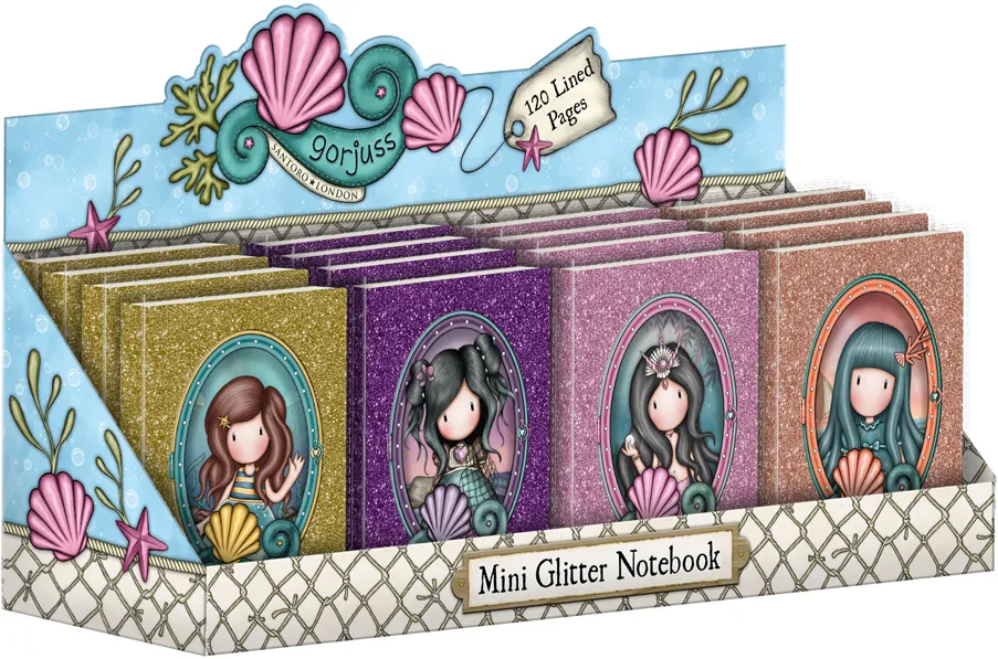 Caiet Santoro Gorjuss, Glitter, diverse modele