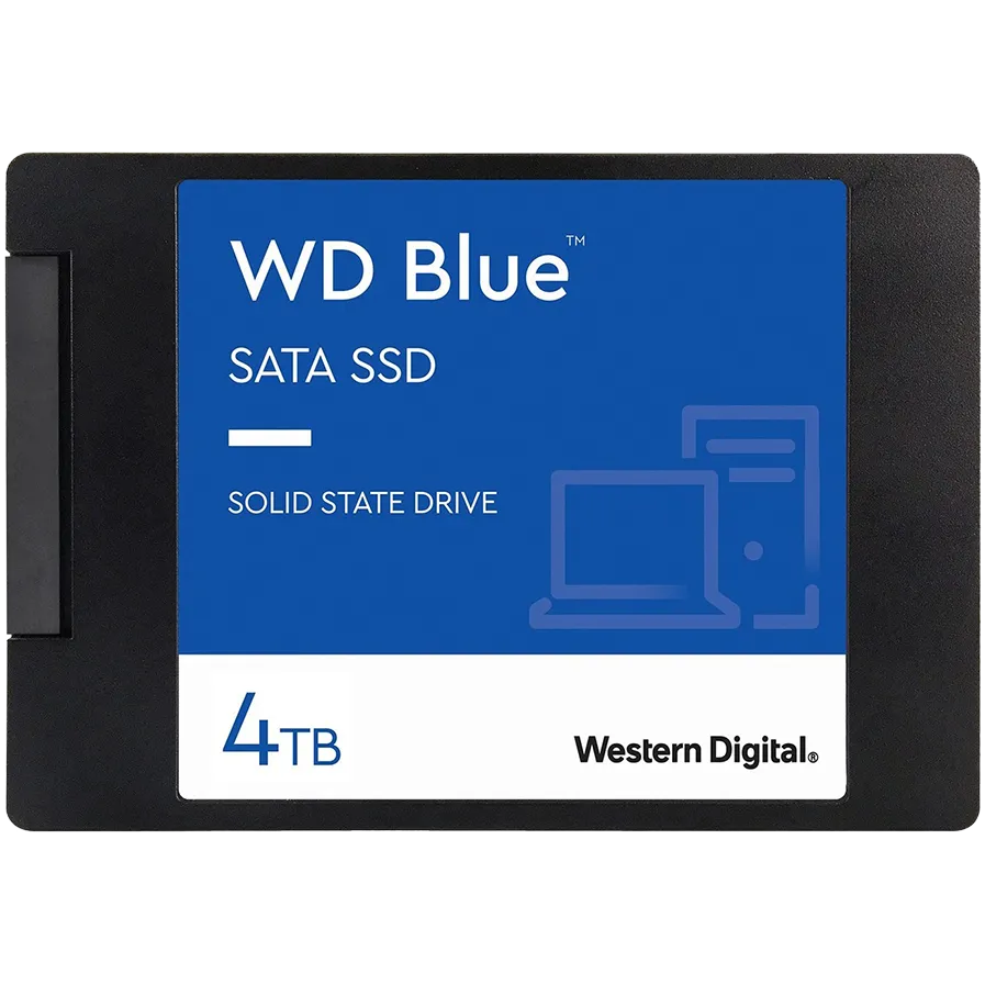 SSD SanDisk Blue SA510 4TB SATA, 2.5", 7mm, Read/Write: 560/520 MBps, IOPS 87K/83K, TBW: 600