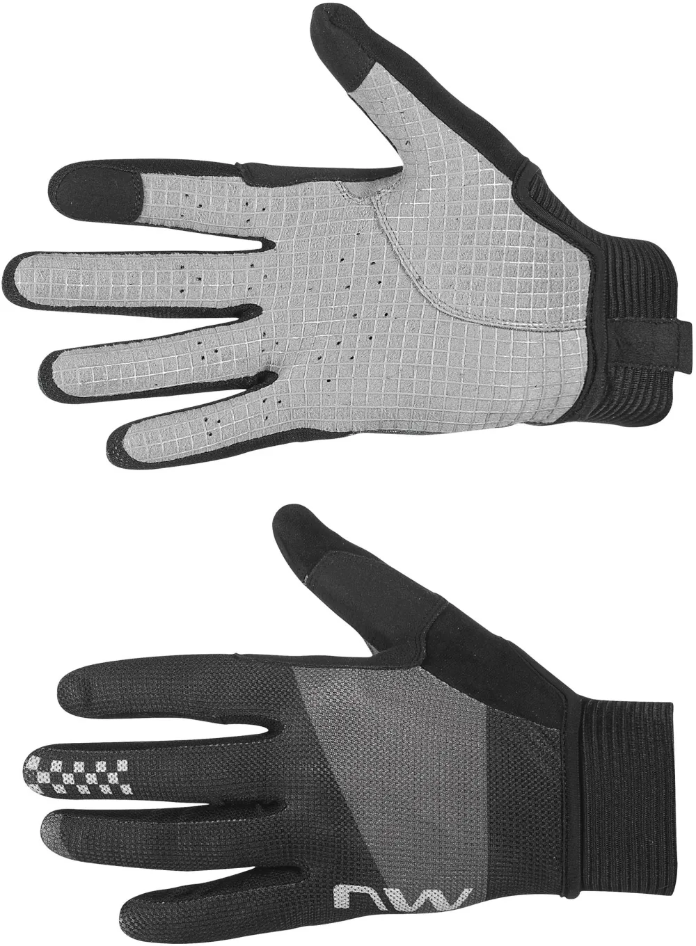 Northwave - manusi degete lungi - Air LF - negru gri - S