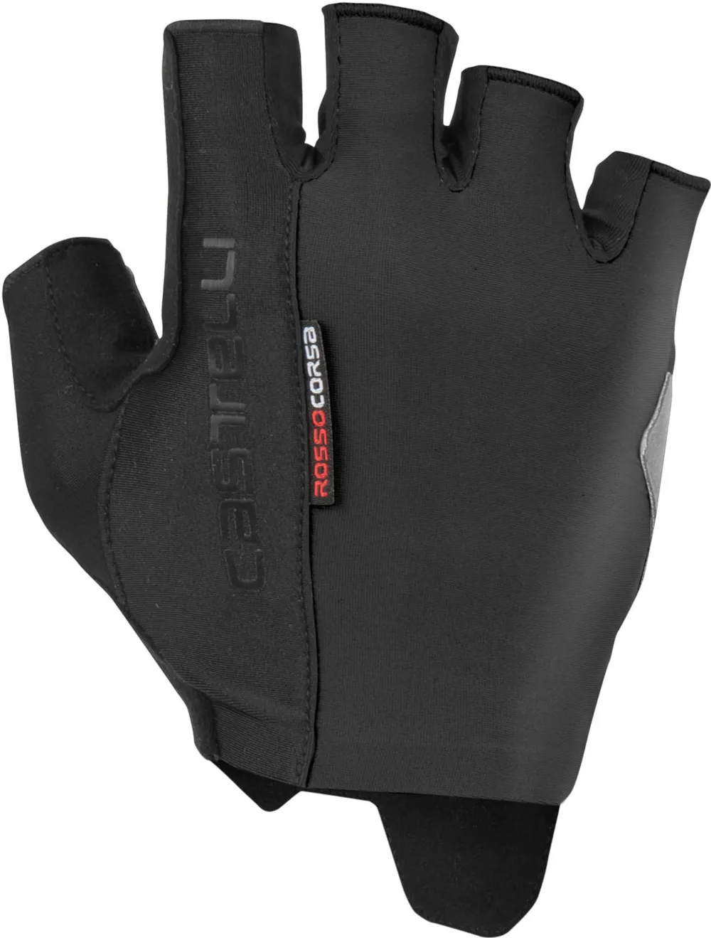 Castelli - manusi ciclism degete scurte - Rosso Corsa Espresso - negru - XS