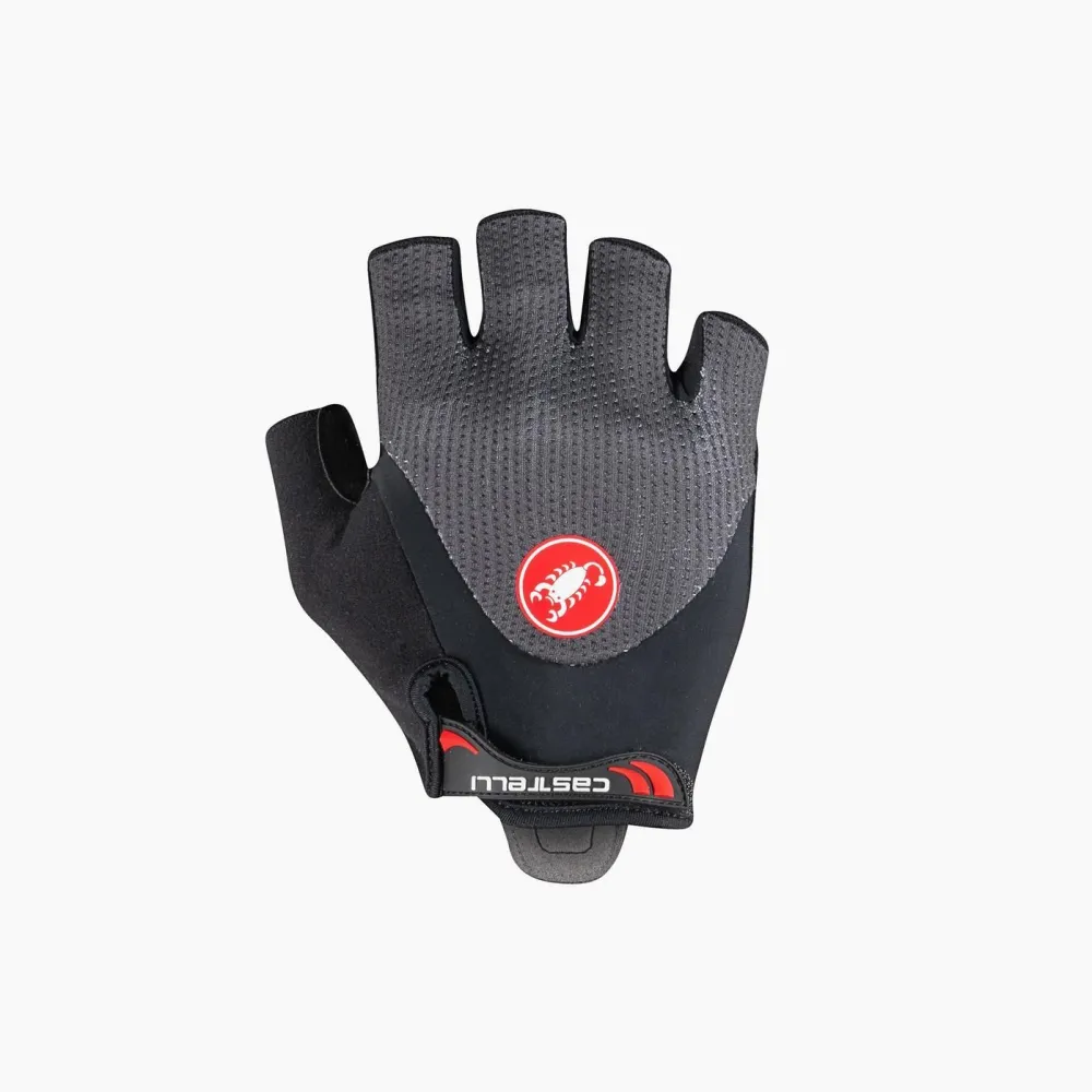 Castelli - manusi degete scurte - Arenberg Gel 2 Glove - gri inchis - M