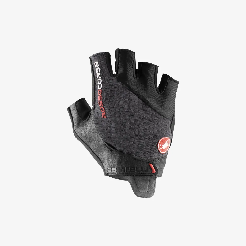 Castelli - manusi degete scurte - Rosso Corsa Pro V Glove - gri inchis - S