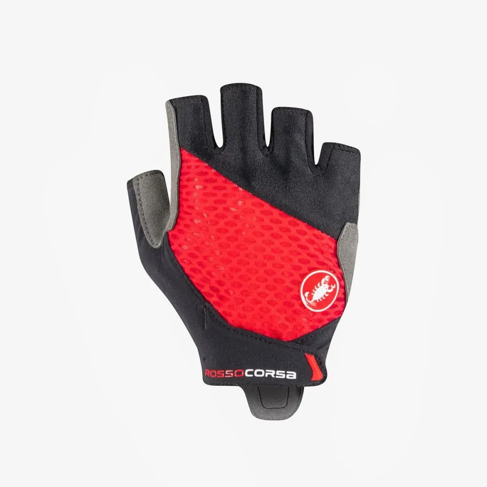 Castelli - manusi degete scurte femei - Rosso Corsa 2 W - Rosu- S
