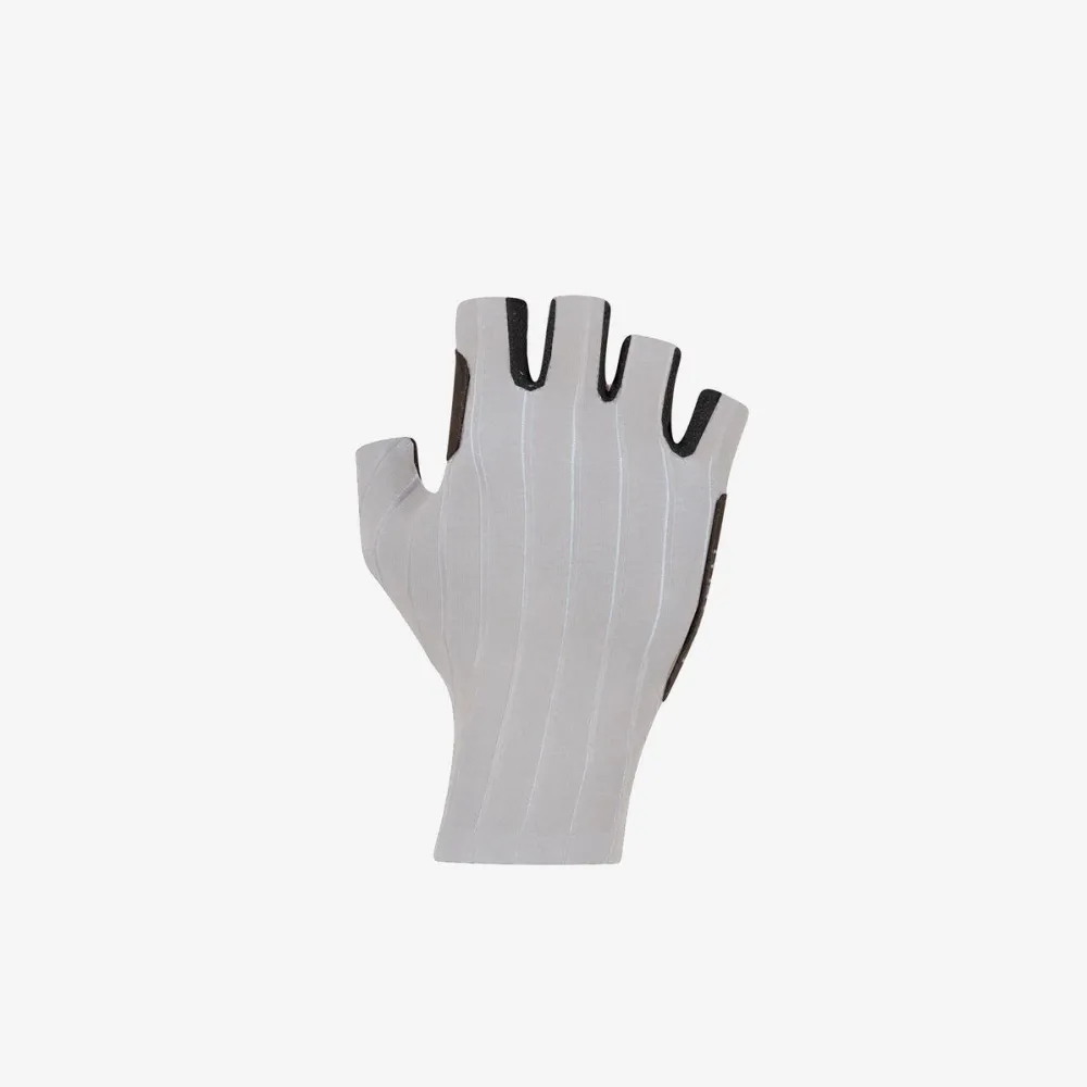 Castelli - manusi degete scurte - Rosso Corsa Pro Glove - argintiu - XL