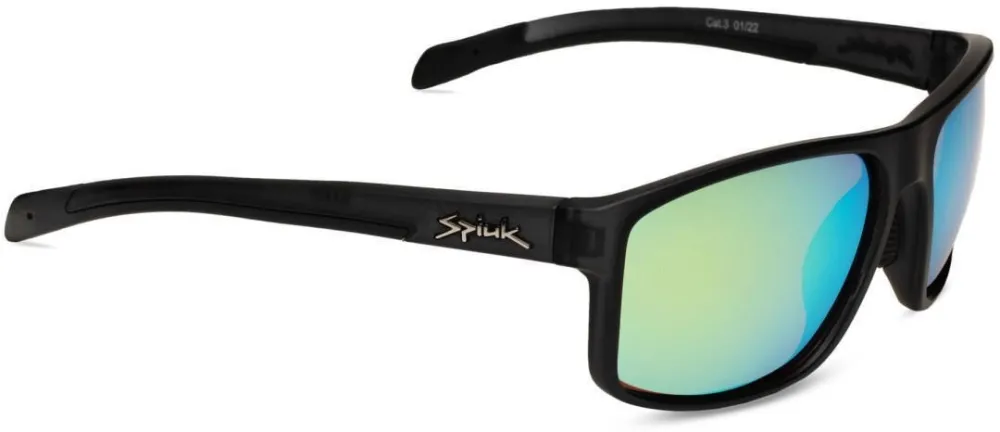 Spiuk - ochelari soare casual polarized - Bakio black - mirrored-yellow