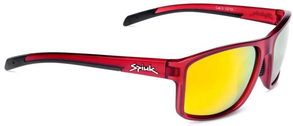 Spiuk - ochelari soare casual polarized - Bakio red - mirrored-red