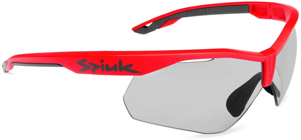 Spiuk - ochelari soare sport photochromic - Ventix K - red-black - 2 lens Lumiris II clear/ black