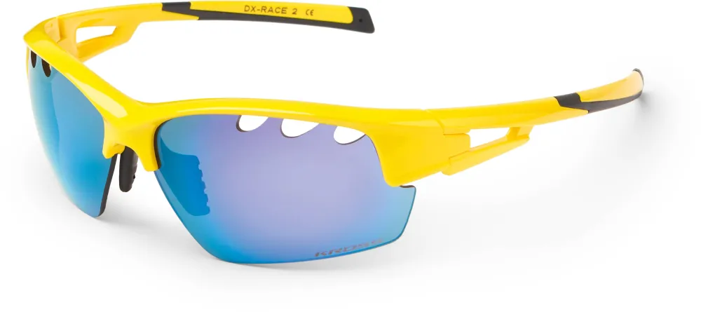 Kross - ochelari ciclism - Dx-race 2 - galben / negru
