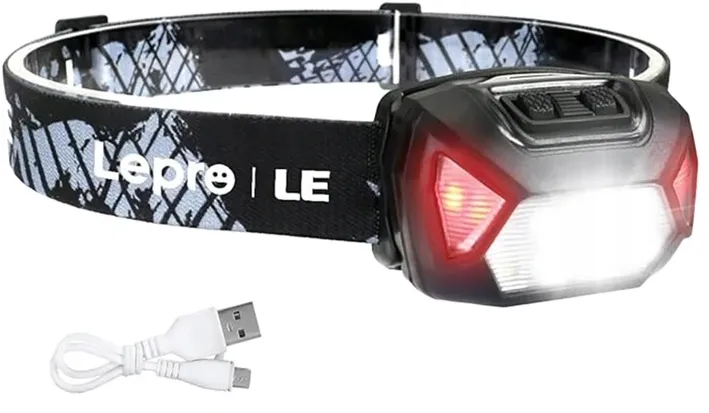Lanterna frontală USB LEPRO 320014