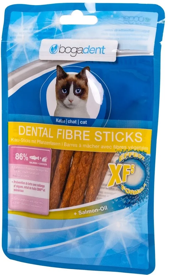 BOGAR Bogadent Dental fibre sticks Salmon - cat treats - 50g