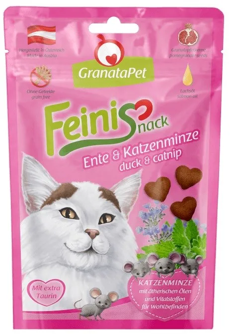 GRANATAPET FeiniSnack Duck and catnip - cat treats - 50g