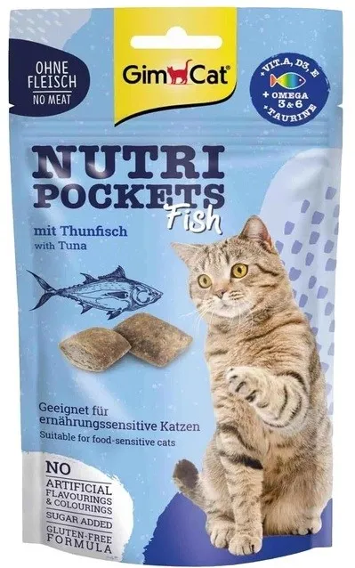 GIMCAT Nutri pockets Tuna - cat treats - 60g