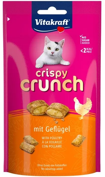 VITAKRAFT Crispy Crunch Poultry - cat treats - 60g