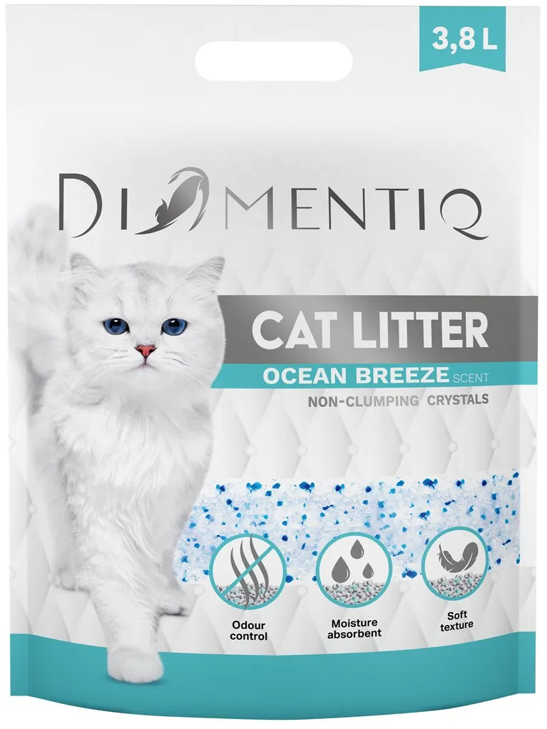 DIAMENTIQ Ocean Breeze - Cat litter - 3,8 l