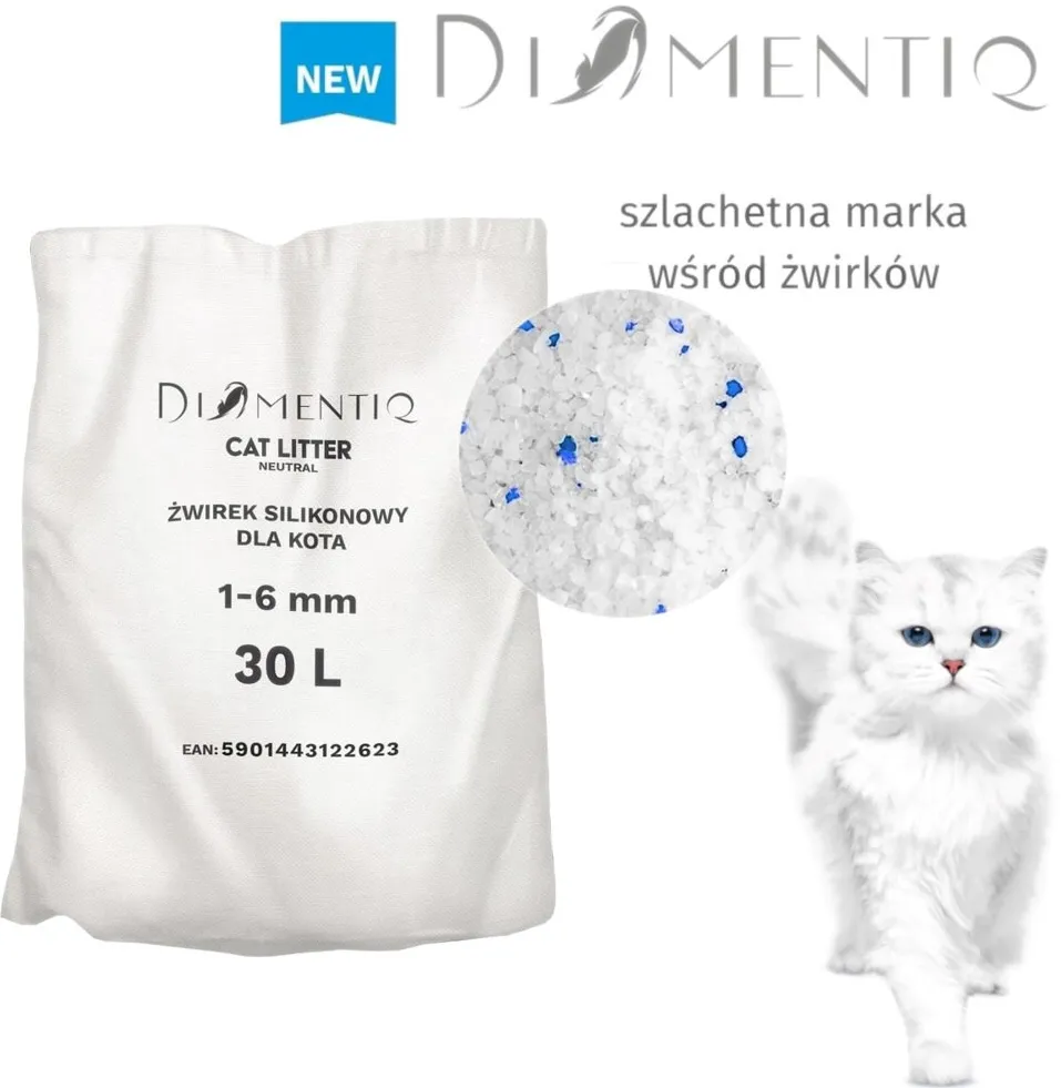 DIAMENTIQ Neutral - Cat litter - 30 l