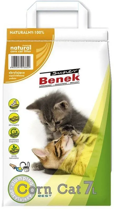 CERTECH Super Benek Corn Cat - cat corn litter clumping 7l