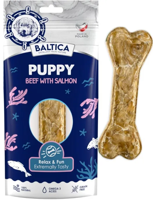 BALTICA Puppy Beef with salmon - dog chew - 1