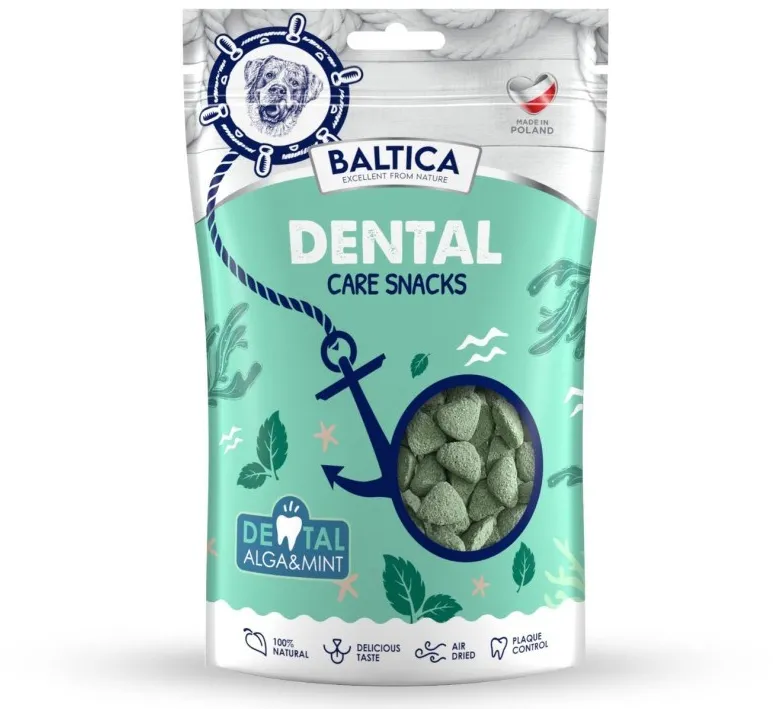 BALTICA Przysmaki regionów Dental with algae and mint - dog treat - 100g