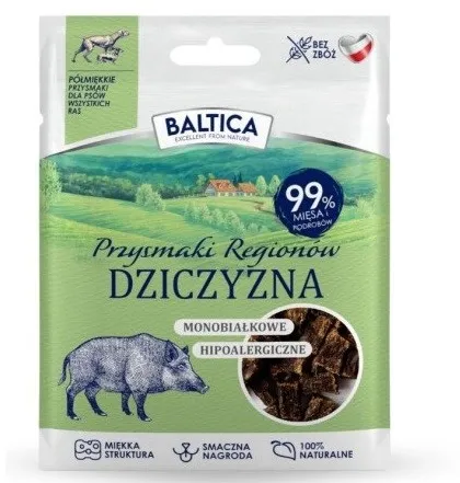 BALTICA Przysmaki regionów Monoprotein Venison - dog treat - 30g