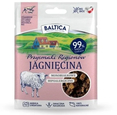 BALTICA Przysmaki regionów Monoprotein Lamb - dog treat - 30g