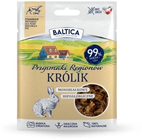 BALTICA Przysmaki regionów Monoprotein Rabbit - dog treat - 30g