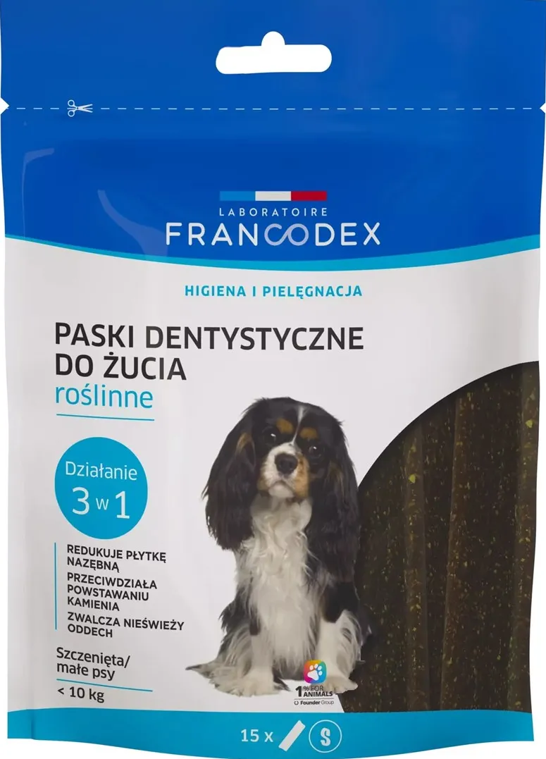 FRANCODEX Dental Strips S - dog treat - 15