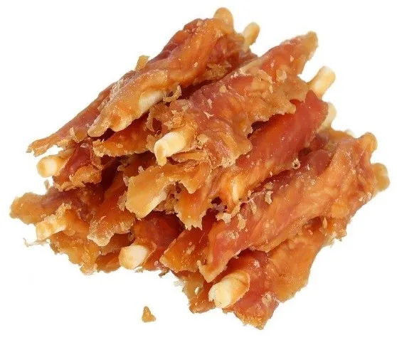 HILTON Chicken inserted with white rawhide stick - Dog treat - 500 g