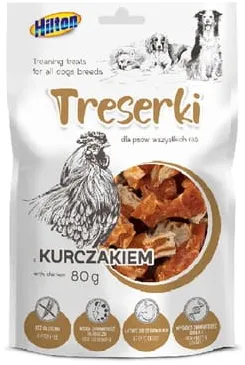 HILTON Treats with chicken - dog treat - 80g