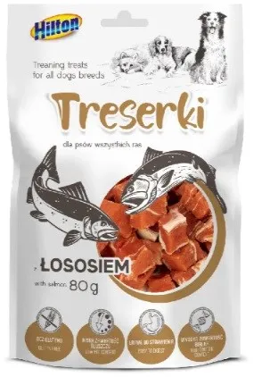 HILTON Treats with salmon - dog treat - 80g