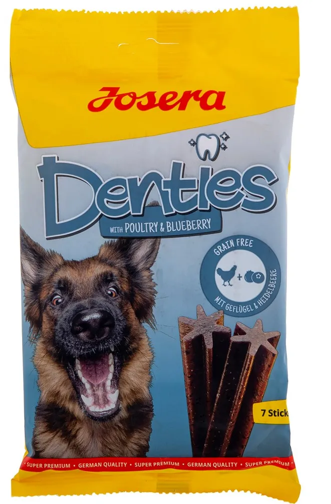 JOSERA Denties Poultry with blueberries - Dog treat - 180g