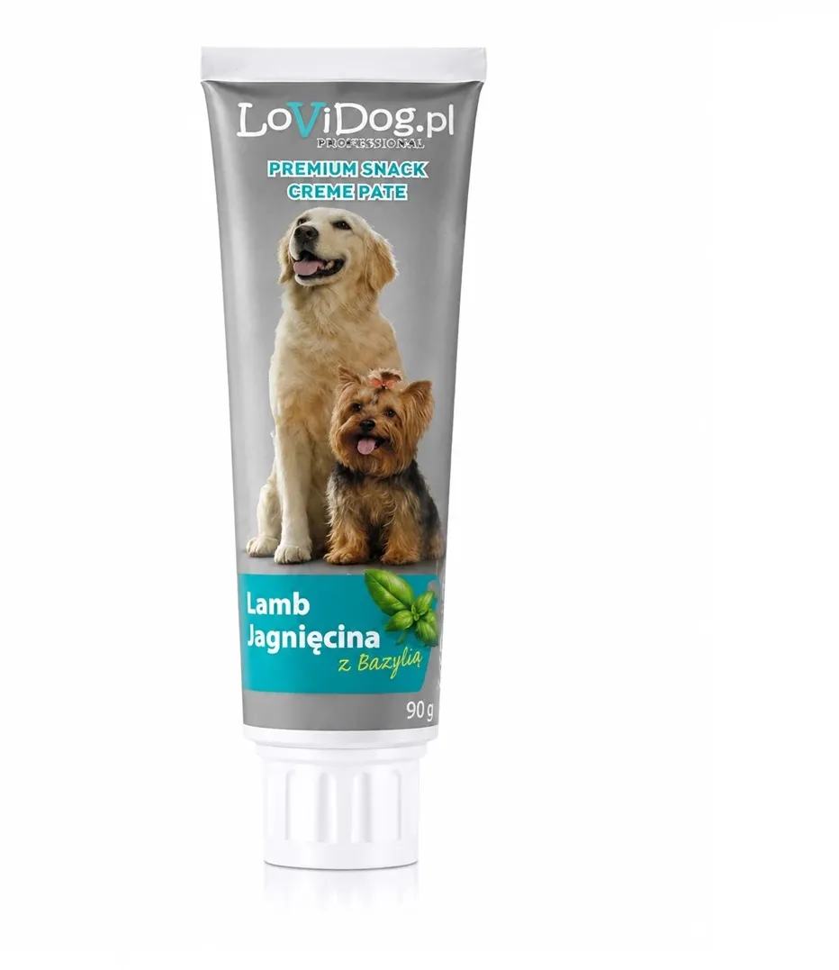 LOVIDOG Lamb with basil - dog treat - 90g