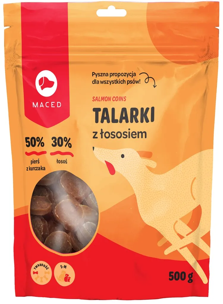 MACED Salmon chips - Dog treat - 500g