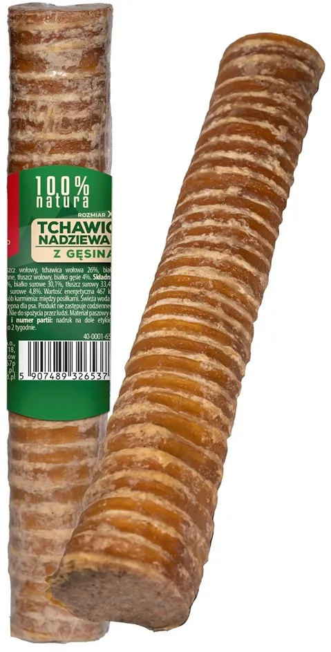 MACED Trachea stuffed with goose - chew for dog - 150g