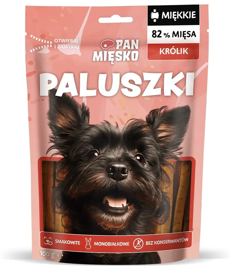 PAN MIĘSKO Sticks Rabbit - dog treat - 100g