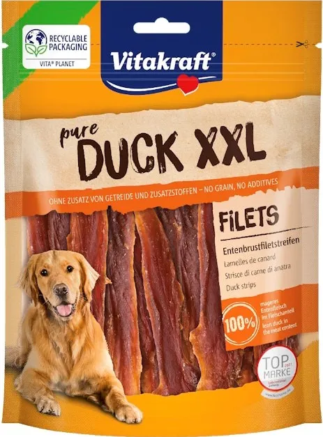 VITAKRAFT Duck fillets XXL - dog treat - 250g