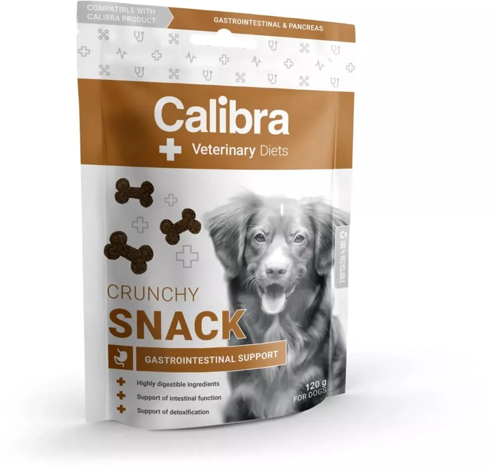 CALIBRA VD Dog Crunchy Snack Gastrointestinal  - dog treat - 120g