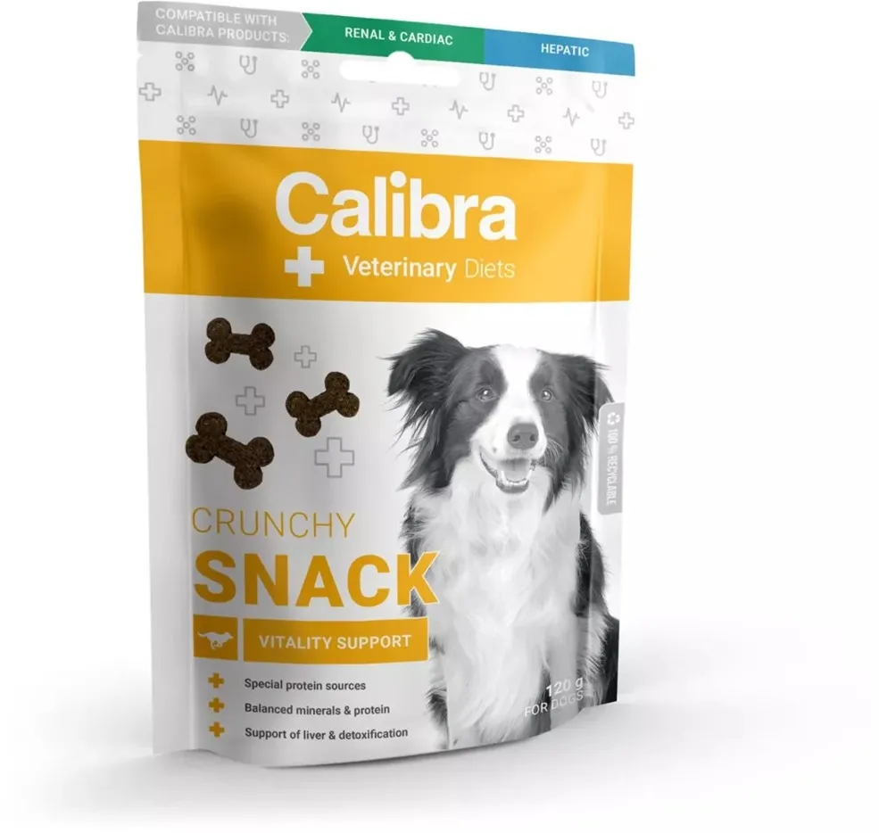 CALIBRA VD Dog Crunchy Snack Vitality Support - dog treat - 120g