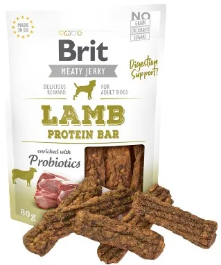 Brit Jerky Lamb Protein Bar - Lamb - dog snack - 80 g