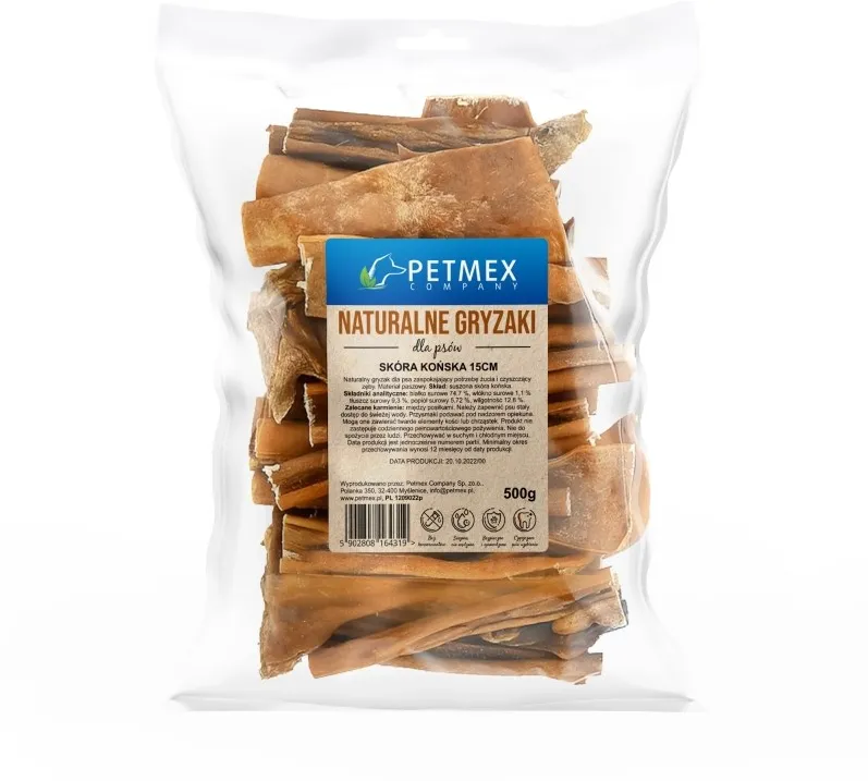 PETMEX Horse skin - chew for dog - 500g